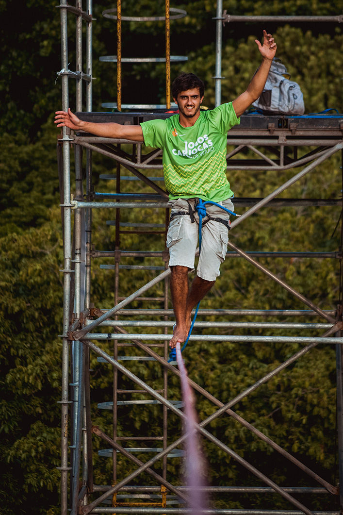 slackline, highline, escalada, boulder, escalada indoor, oi jogos cariocas de verão, cobertura fotográfica, fotografia esportiva, sportsession, agência sportsession, agência fotográfica, evento esportivo